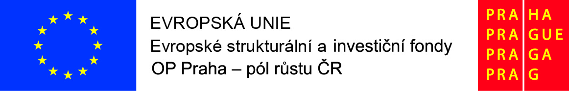 Logo Evropská unie, Evropské strukturální a investiční fondy, OP Praha – pól růstu ČR